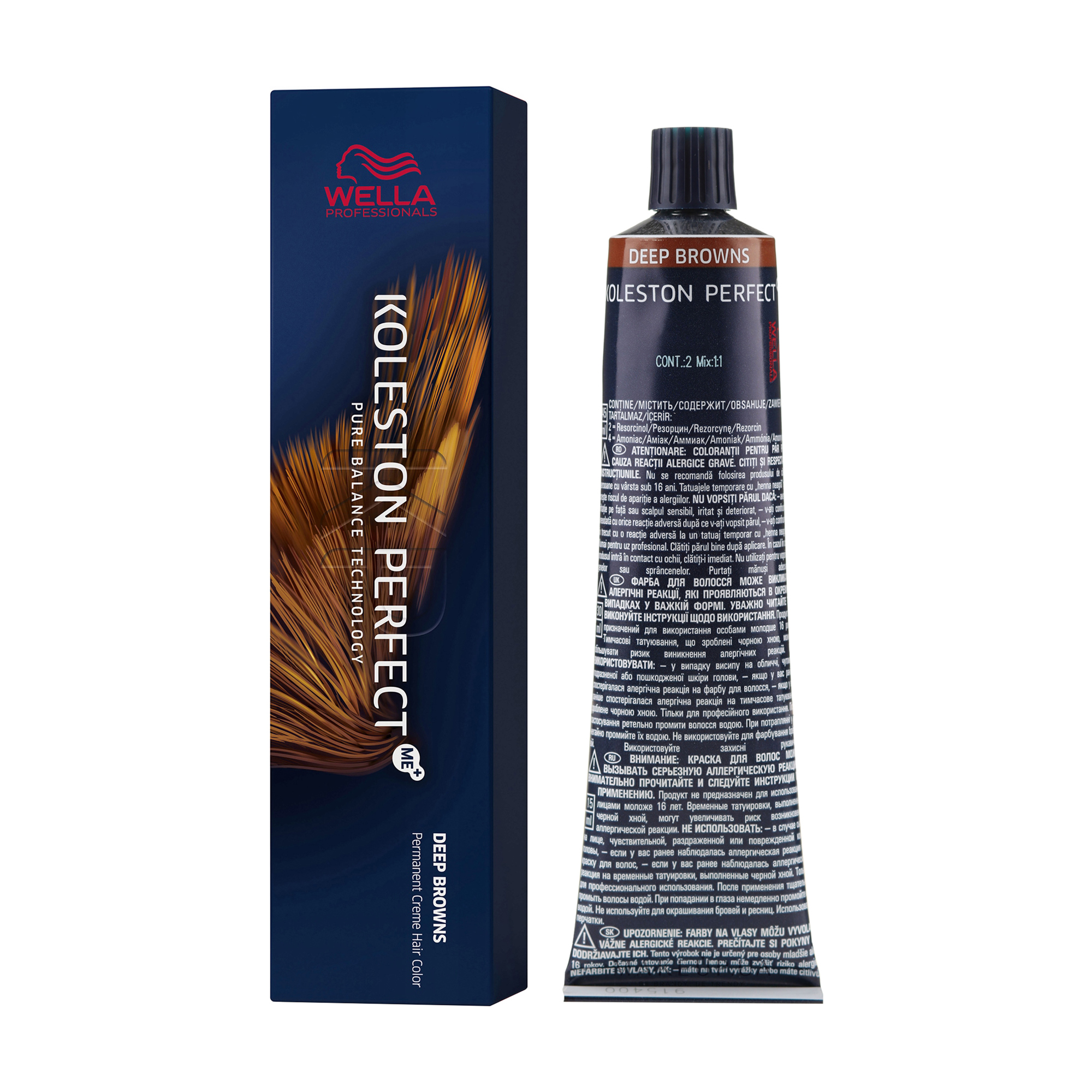 Стійка крем-фарба для волосся Wella Professionals Koleston Perfect Deep Browns, 9/7-савана, 60 мл